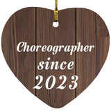 Choreographer Since 2023 - Heart Ornament D