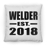 Welder Established EST. 2018 - Throw Pillow