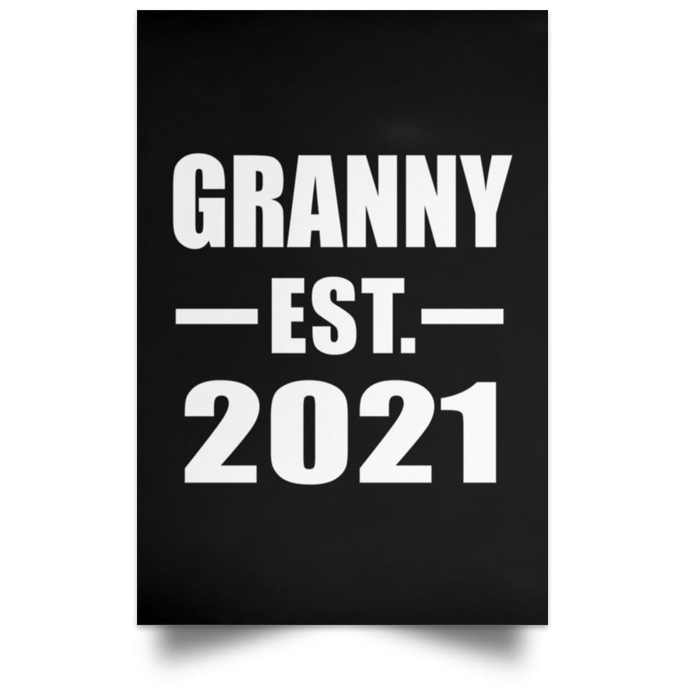Granny Established EST. 2021 - Poster Portrait