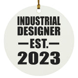 Industrial Designer Established EST. 2023 - Circle Ornament