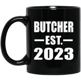 Butcher Established EST. 2023 - 11oz Coffee Mug Black