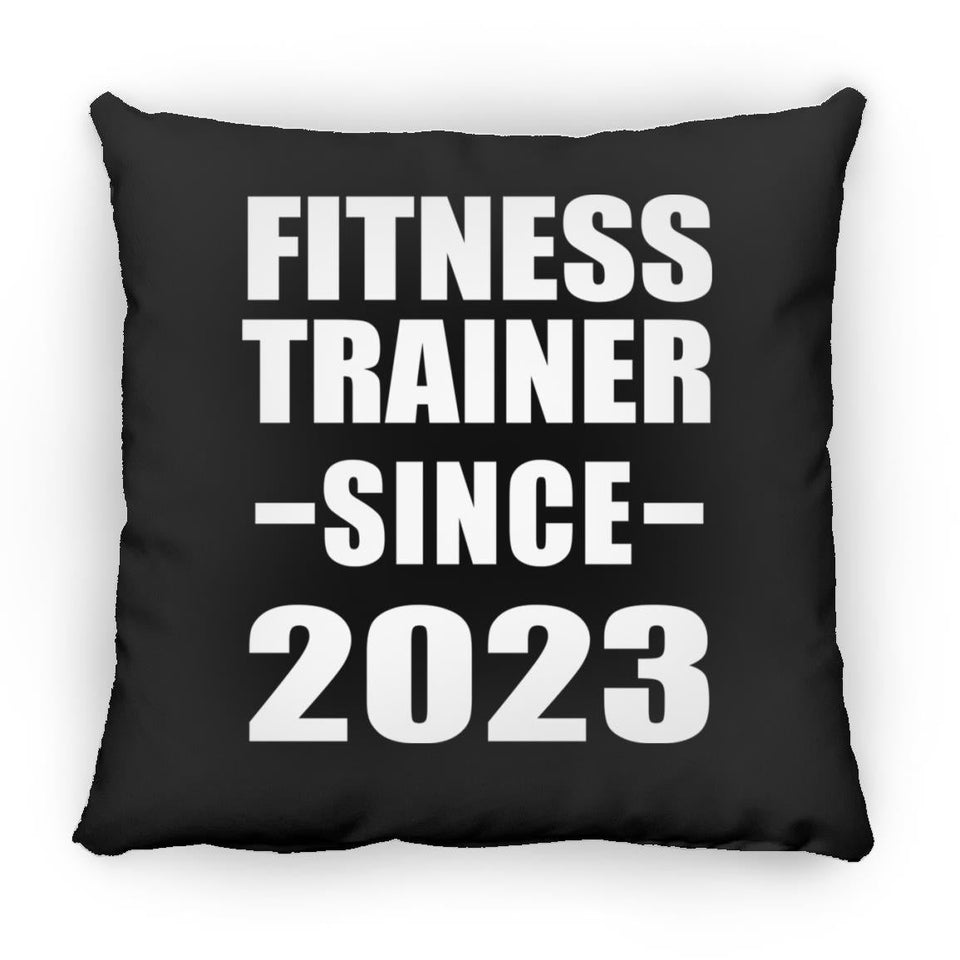 Fitness Trainer Since 2023 - Throw Pillow Black