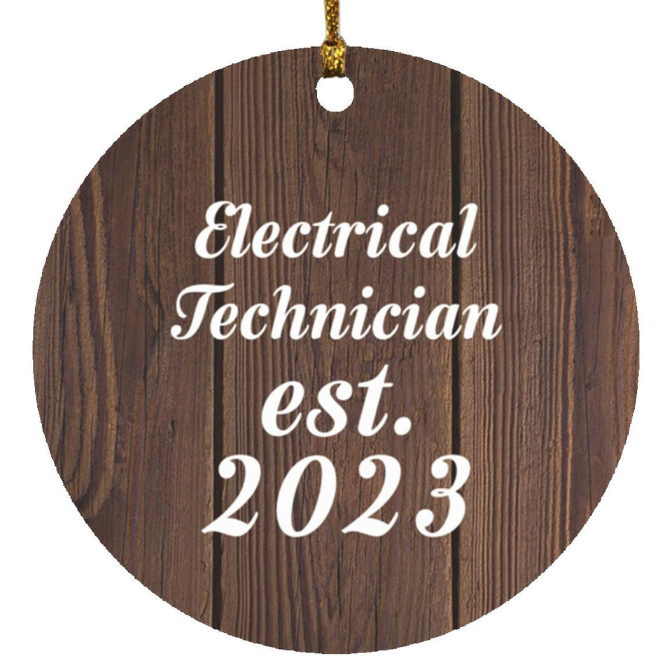 Electrical Technician Established Est. 2023 - Circle Ornament D