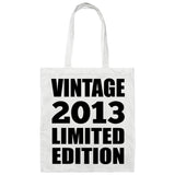 11th Birthday Vintage 2013 Limited Edition - Tote Bag White