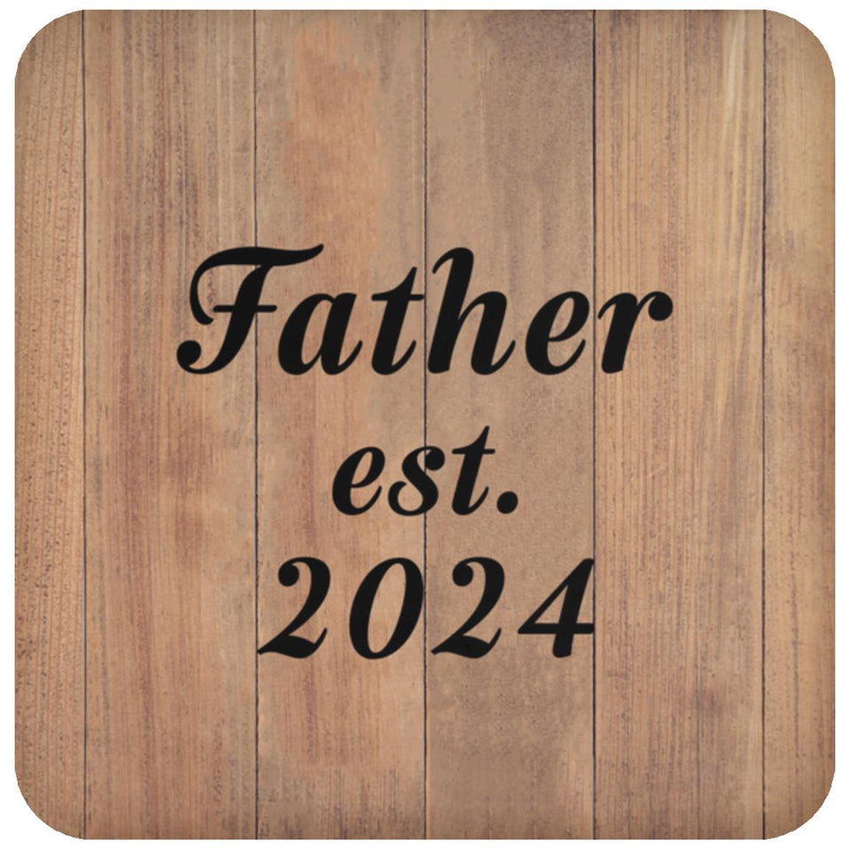 Father Established EST. 2024 - Drink Coaster C