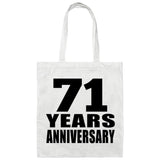 71st Anniversary 71 Years - Tote Bag White