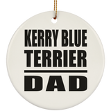 Kerry Blue Terrier Dad - Circle Ornament
