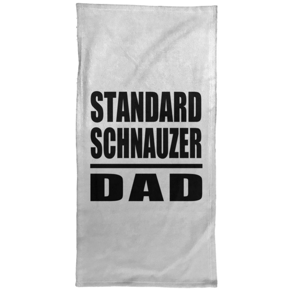 Standard Schnauzer Dad - Hand Towel