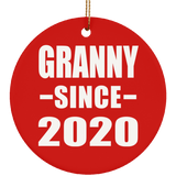 Granny Since 2020 - Circle Ornament