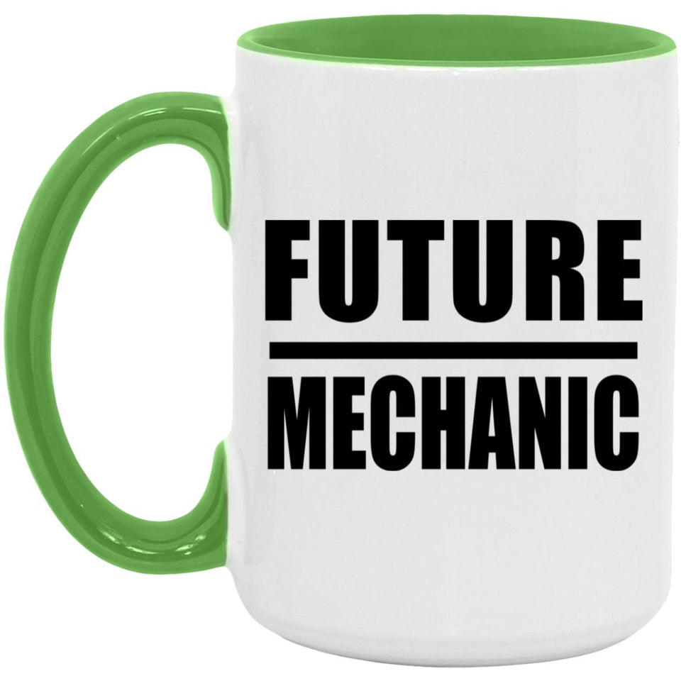 Future Mechanic - 15oz Accent Mug Green