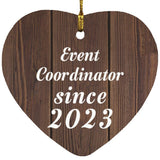 Event Coordinator Since 2023 - Heart Ornament D