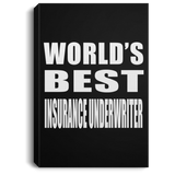 World's Best Insurance Underwriter - Canvas Portrait