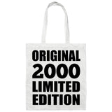 24th Birthday Original 2000 Limited Edition - Tote Bag White