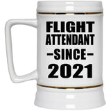 Flight Attendant Since 2021 - Beer Stein
