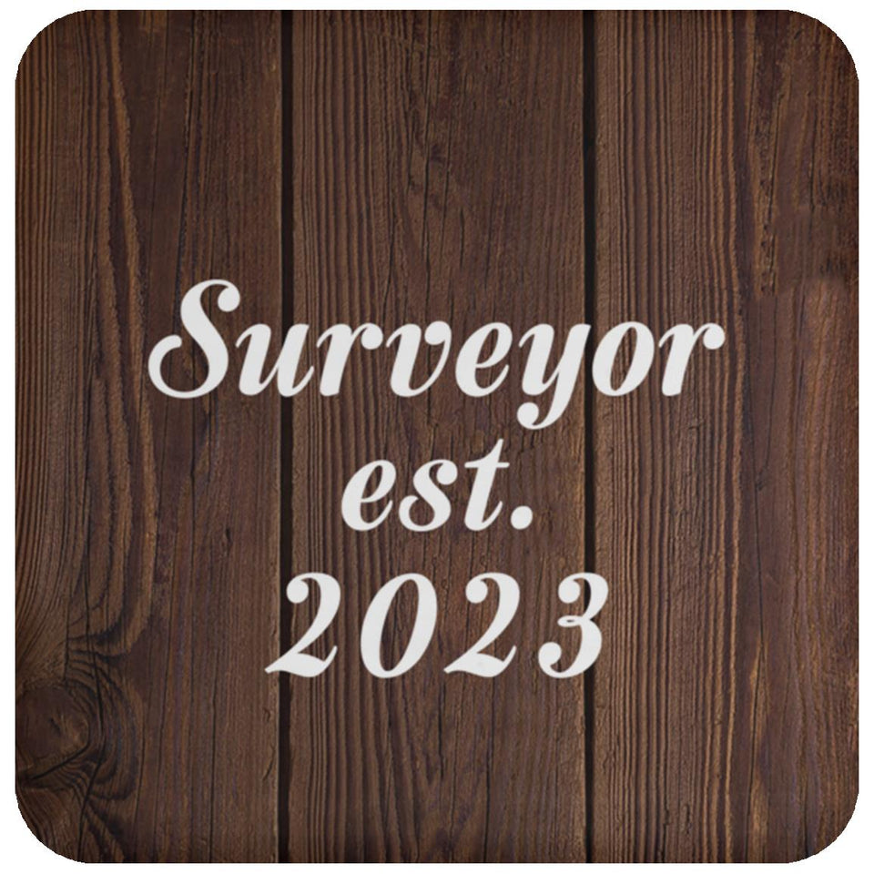 Surveyor Established Est. 2023 - Drink Coaster D