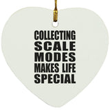 Collecting Scale Modes Makes Life Special - Heart Ornament