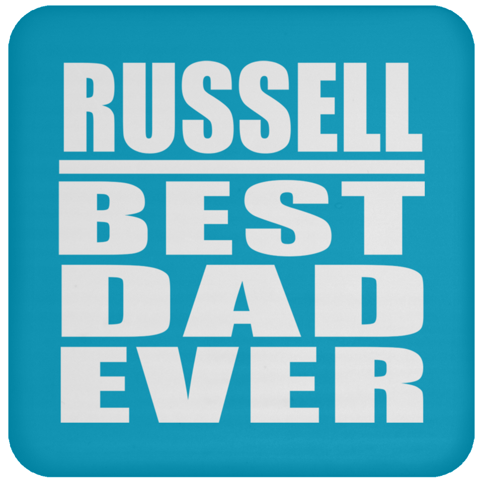 Russell Best Dad Ever - Drink Coaster