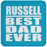 Russell Best Dad Ever - Drink Coaster