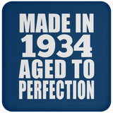 90th Birthday Made In 1934 Aged to Perfection - Drink Coaster