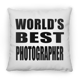 World's Best Photographer - Throw Pillow
