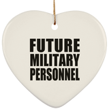 Future Military Personnel - Heart Ornament