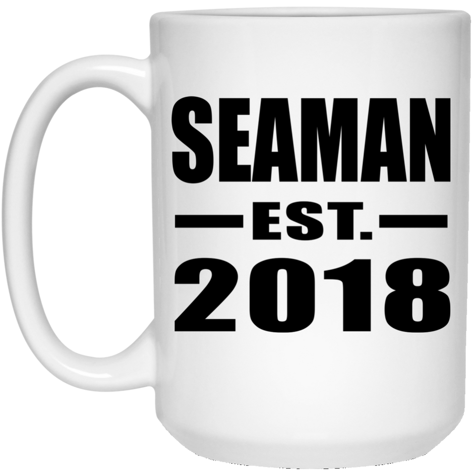 Seaman Established EST. 2018 - 15 Oz Coffee Mug