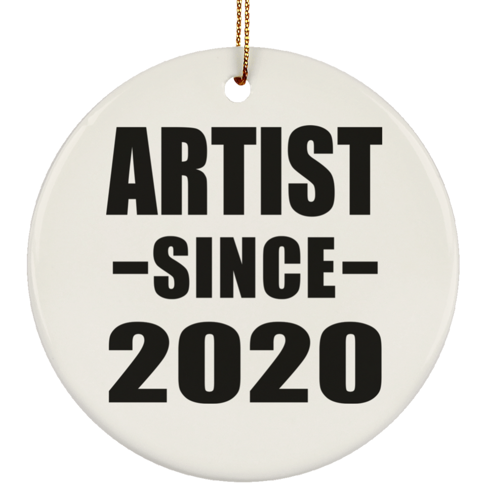 Artist Since 2020 - Circle Ornament