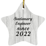 Stationary Engineer Since 2022 - Star Ornament F