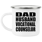 Dad Husband Vocational Counselor - 12oz Camping Mug