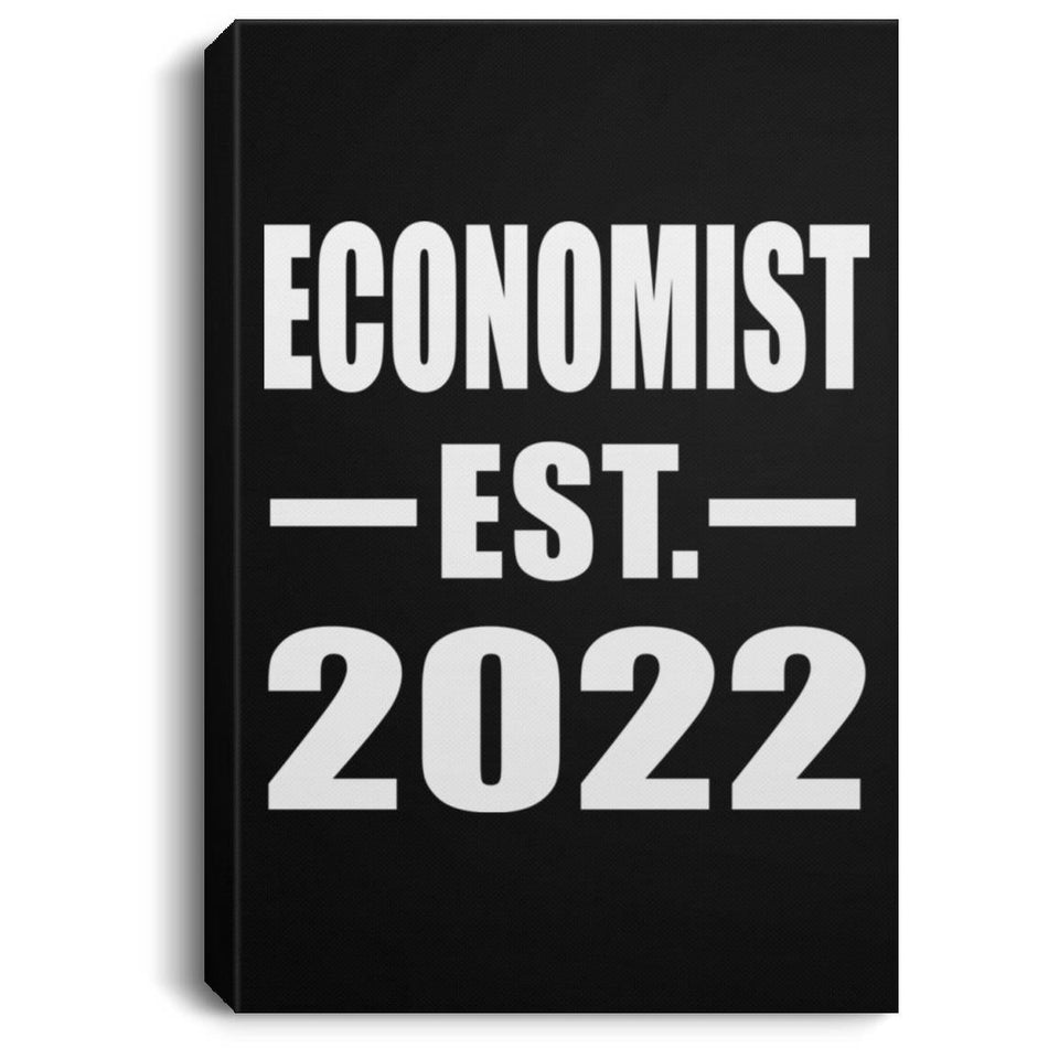 Economist Established EST. 2022 - Canvas Portrait