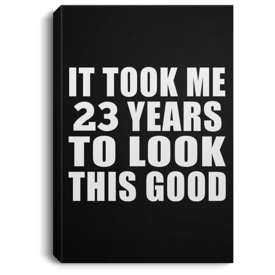 23rd Birthday Took Me 23 Years To Look This Good - Canvas Portrait