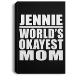 Jennie World's Okayest Mom - Canvas Portrait