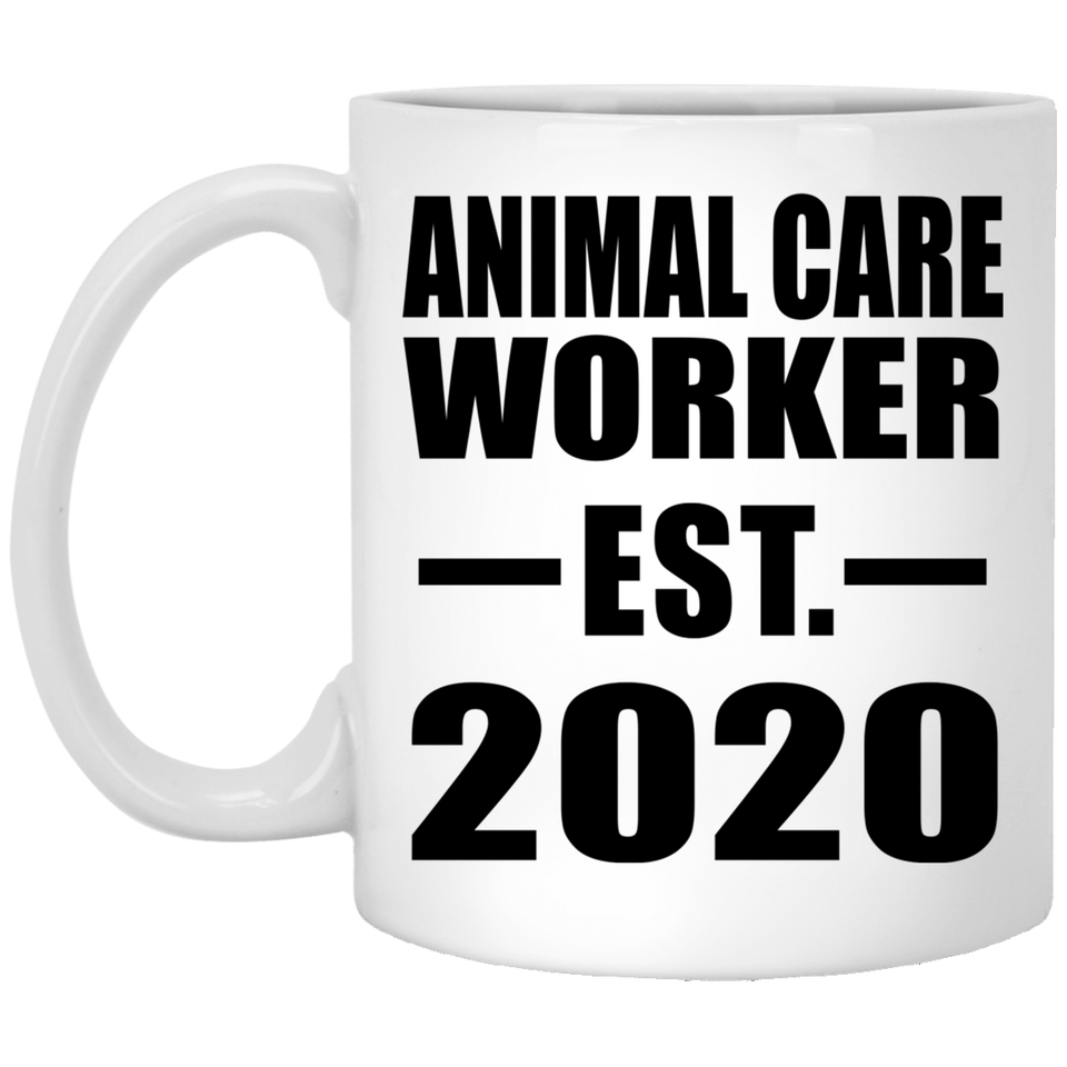 Animal Care Worker Established EST. 2020 - 11oz Coffee Mug