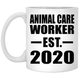 Animal Care Worker Established EST. 2020 - 11oz Coffee Mug