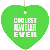Coolest Jeweler Ever - Heart Ornament