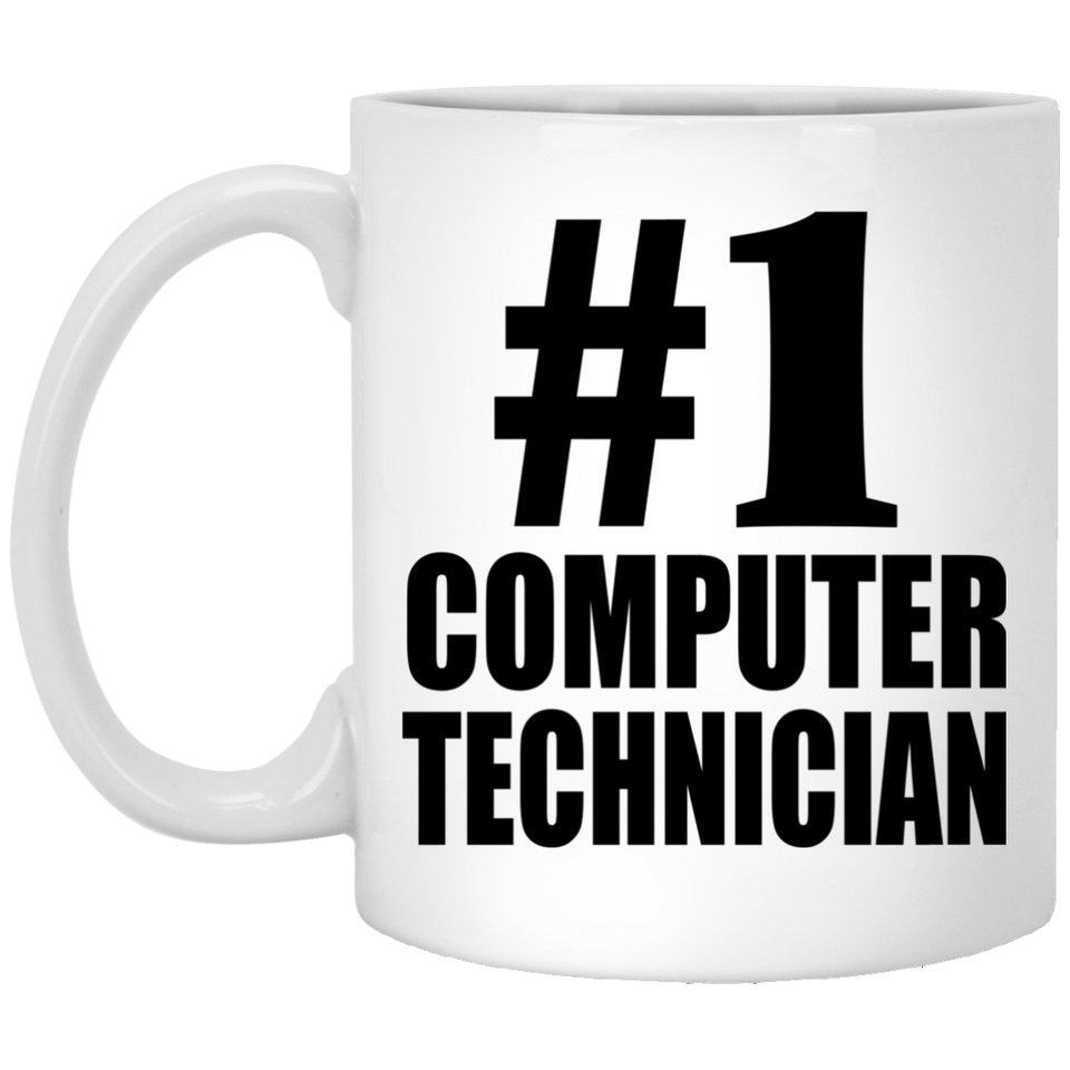 Number One #1 Computer Technician - 11 Oz Coffee Mug