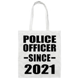 Police Officer Since 2021 - Tote Bag White