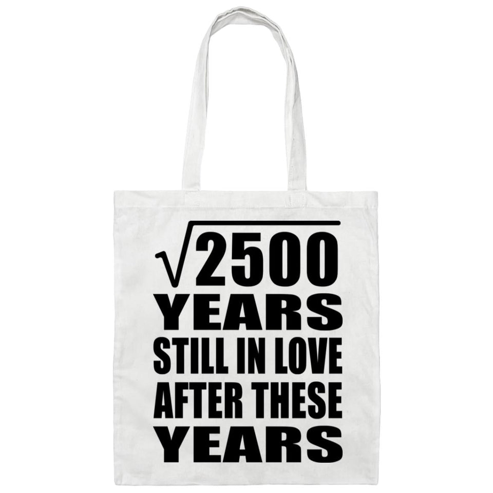 50th Anniversary Square Root of 2500 Years Still In Love - Tote Bag White