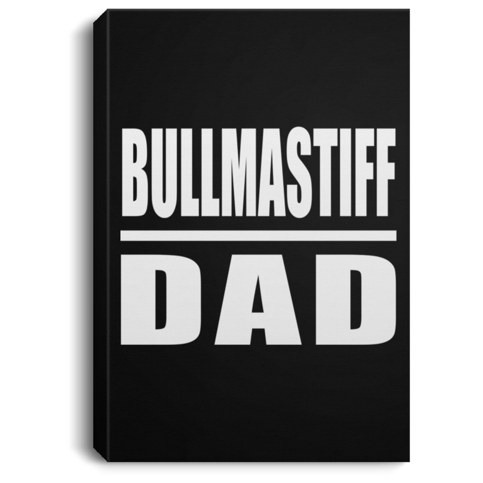 Bullmastiff Dad - Canvas Portrait