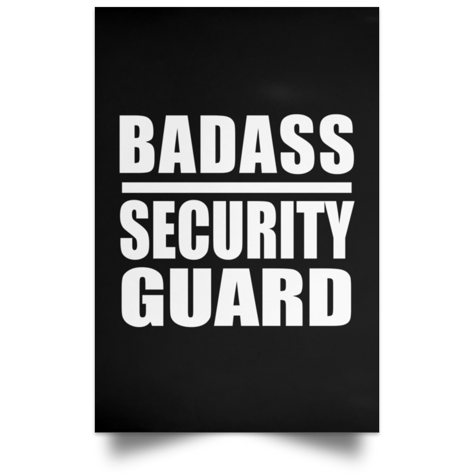 Badass Security Guard - Poster Portrait