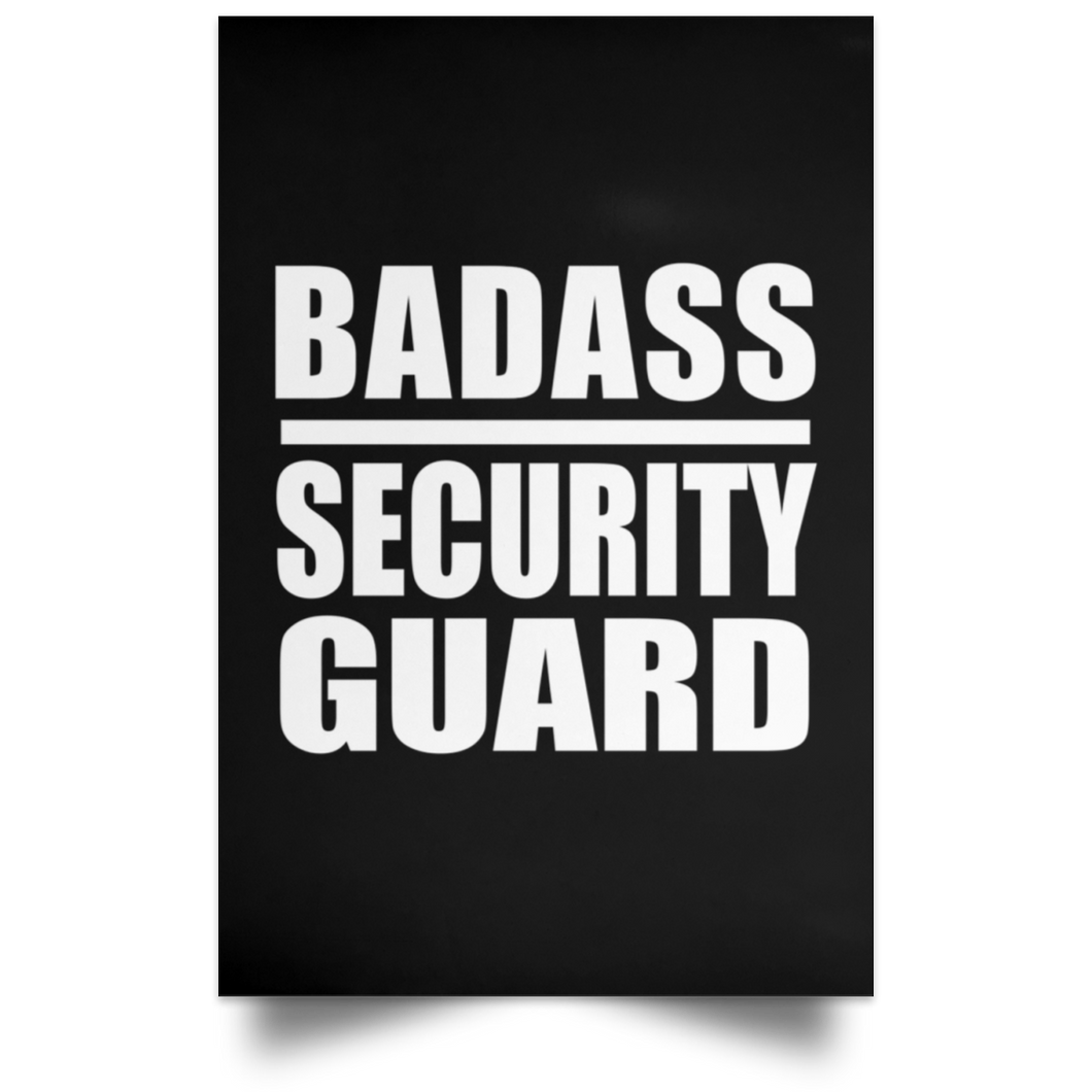 Badass Security Guard - Poster Portrait