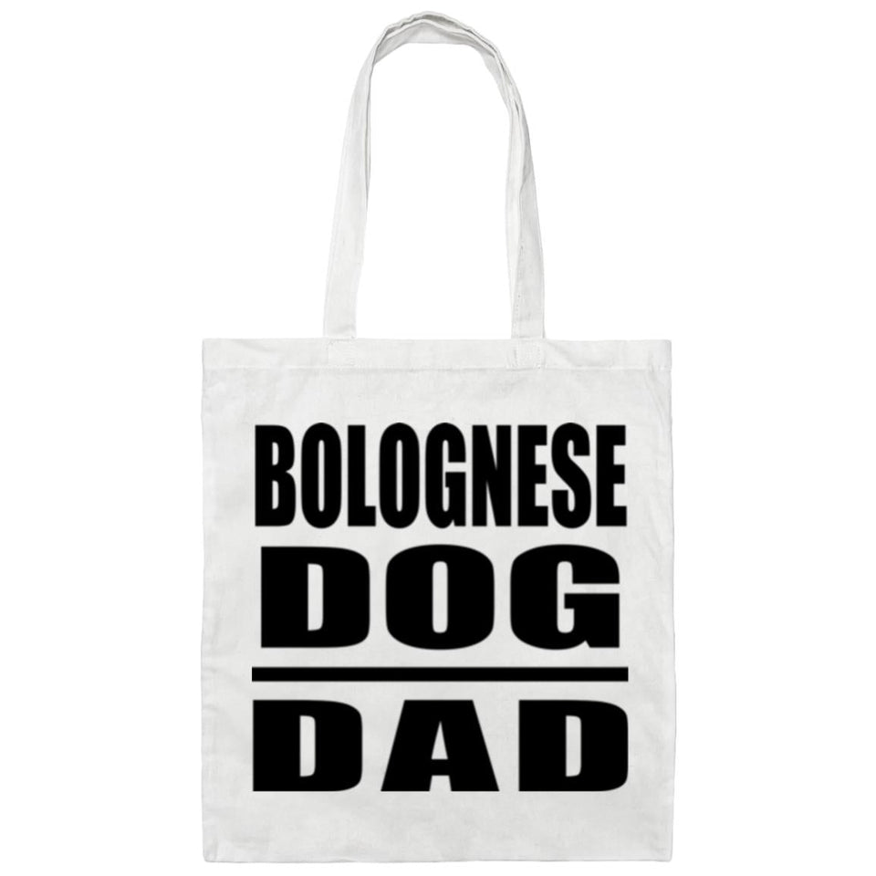 Bolognese Dog Dad - Tote Bag White
