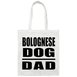 Bolognese Dog Dad - Tote Bag White