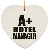 A+ Hotel Manager - Heart Ornament