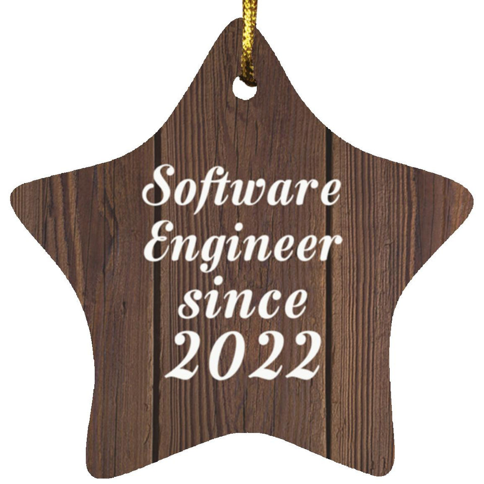 Software Engineer Since 2022 - Star Ornament D