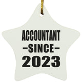 Accountant Since 2023 - Star Ornament