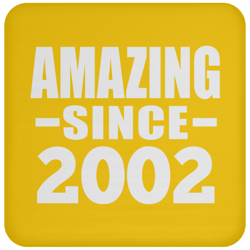 22nd Birthday Amazing Since 2002 - Drink Coaster