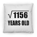 34th Birthday Square Root of 1156 Years Old - Throw Pillow
