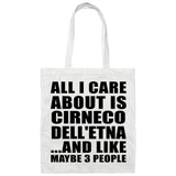 All I Care About Is Cirneco Dell'etna - Tote Bag White