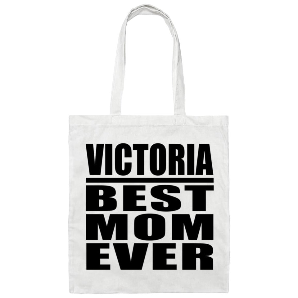 Victoria Best Mom Ever - Tote Bag White